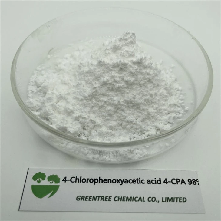 CAS 122-88-3 C8H7ClO3 مواد شیمیایی کشاورزی 98 درصد Tc Parachlorophenoxyacetic Acid 4-CPA در چین